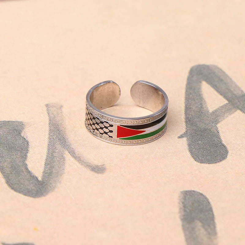 Palestinian Scarf Kufiya Open Ring For Men And Women-FREE SHIPPING special offer