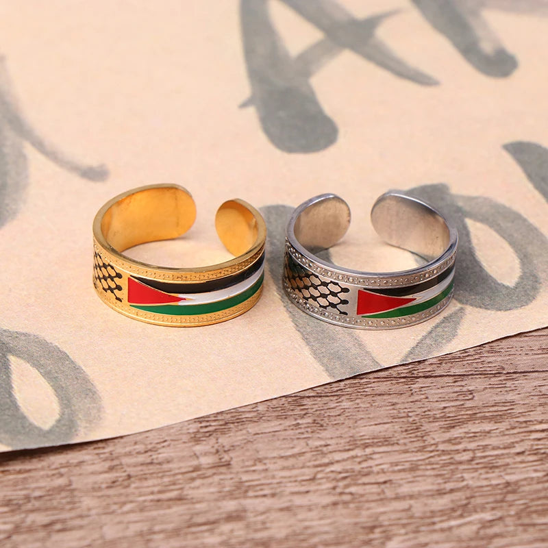 Palestinian Scarf Kufiya Open Ring For Men And Women-FREE SHIPPING special offer