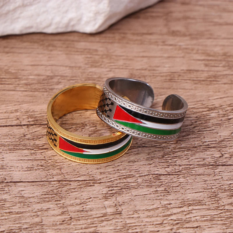 Palestinian Scarf Kufiya Open Ring For Men And Women-FREE SHIPPING special offer