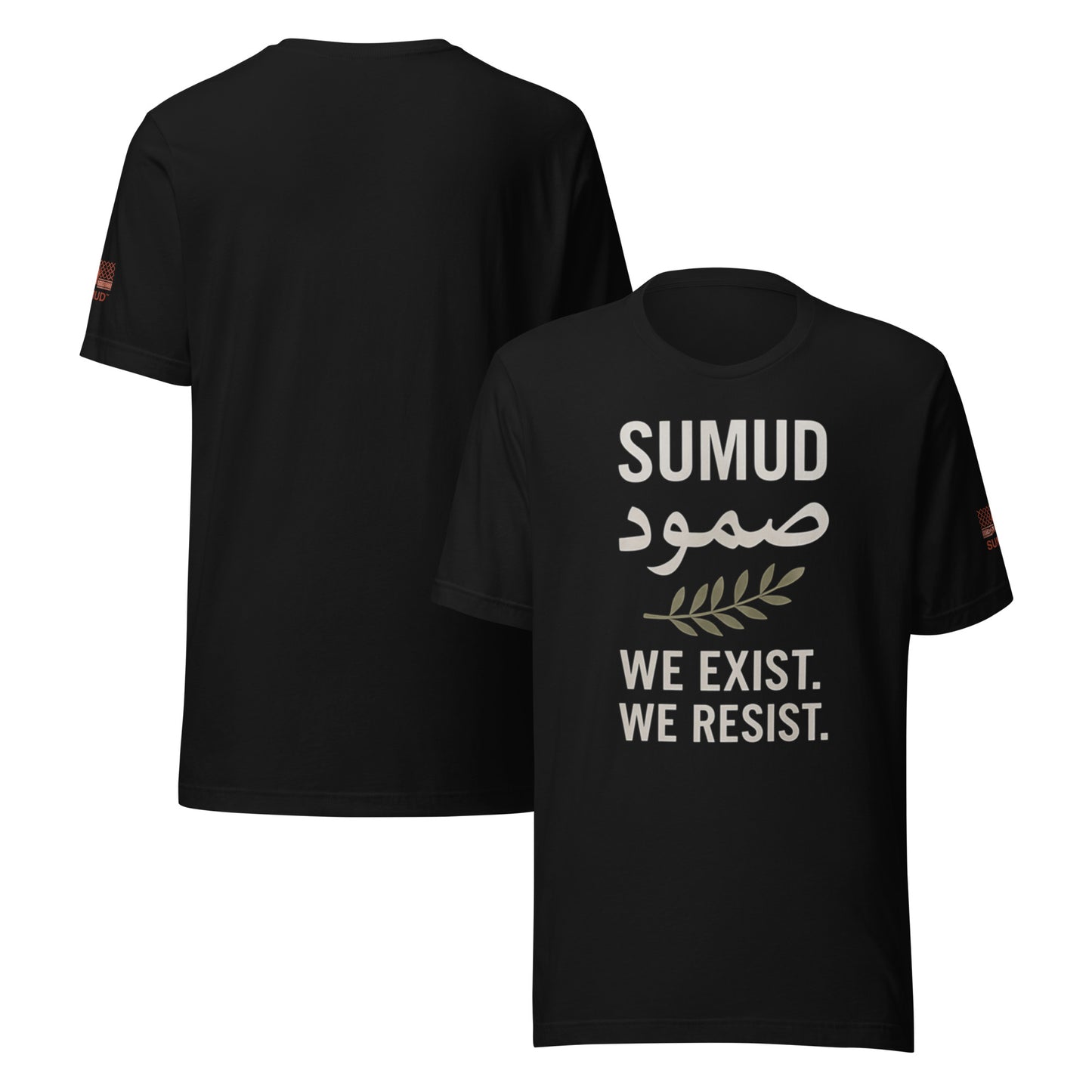 SUMUD we exist we resist Unisex t-shirt