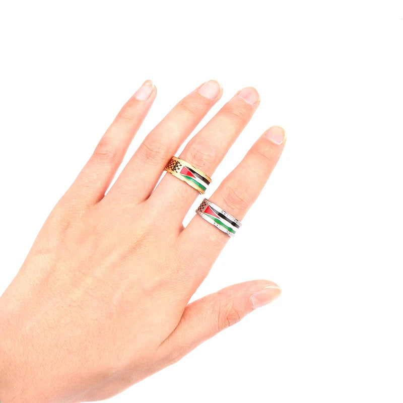 Palestinian Scarf Kufiya Open Ring For Men And Women-FREE SHIPPING special offer