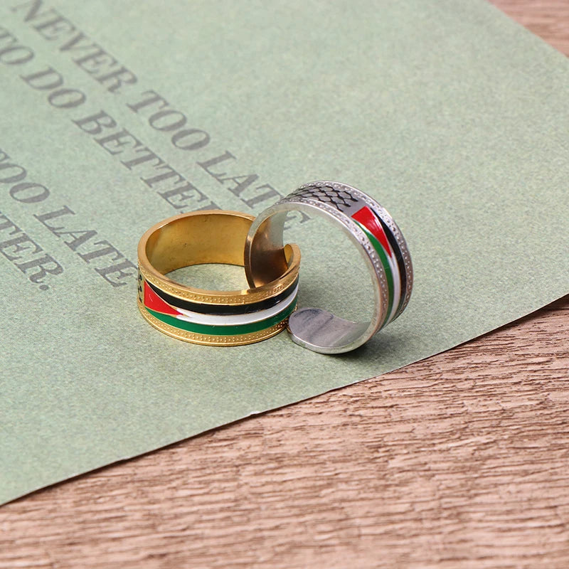 Palestinian Scarf Kufiya Open Ring For Men And Women-FREE SHIPPING special offer